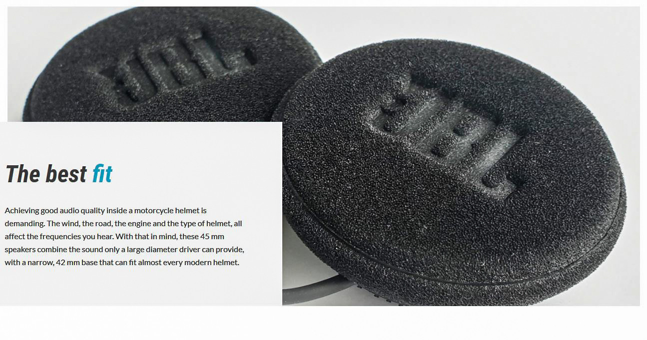 Cardo 45MM JBL AUDIO SET
