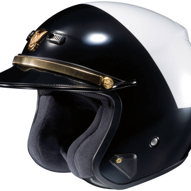 SHOEI RJ PLAT.R LE HI-RISE B/W
