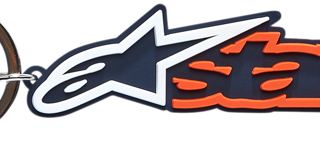 Pieza Alpinestars KEY FOB BLAZE Azul Marino/Naranja