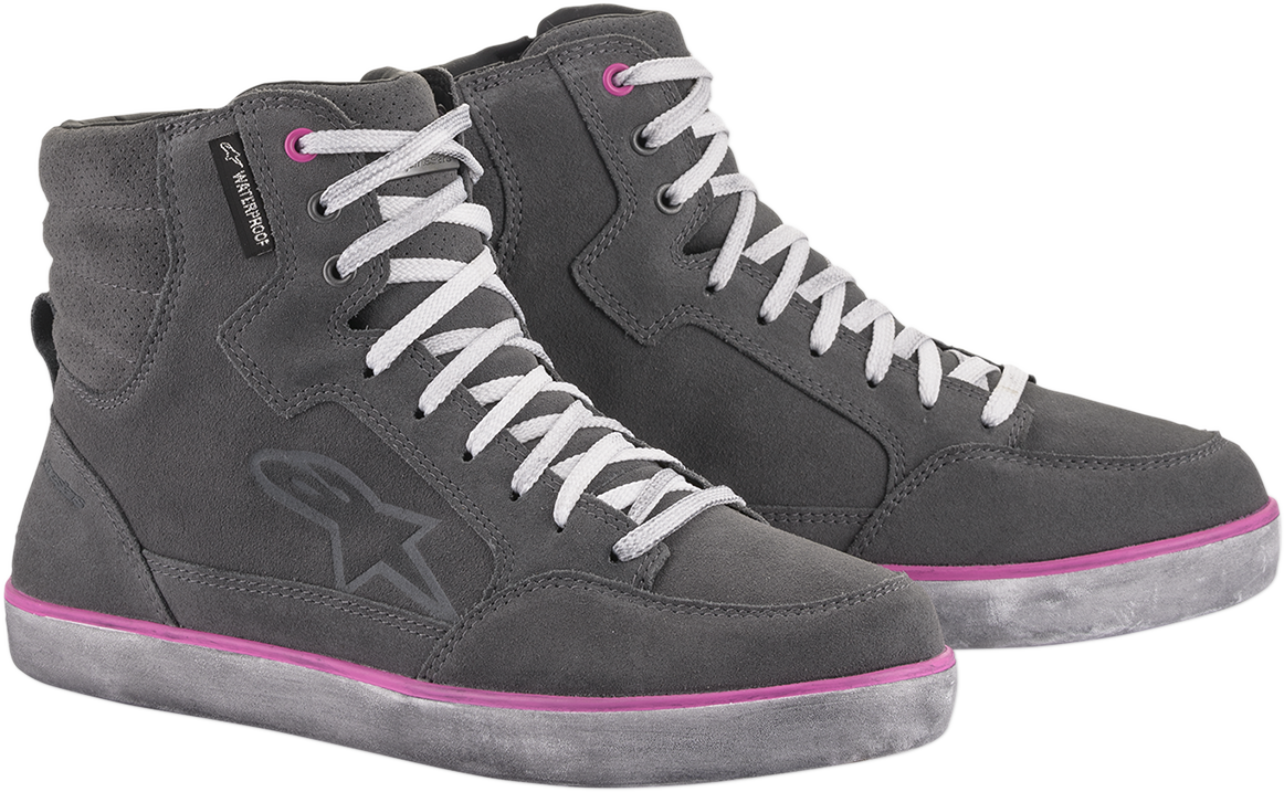 Calzado Alpinestars 4W J-6 Impermeable Gris/Rosado