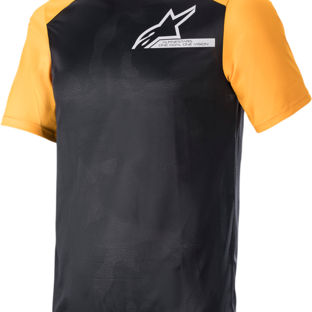 Buzo Alpinestars ALP4V2 Manga Corta Negro/Naranja/Blanco