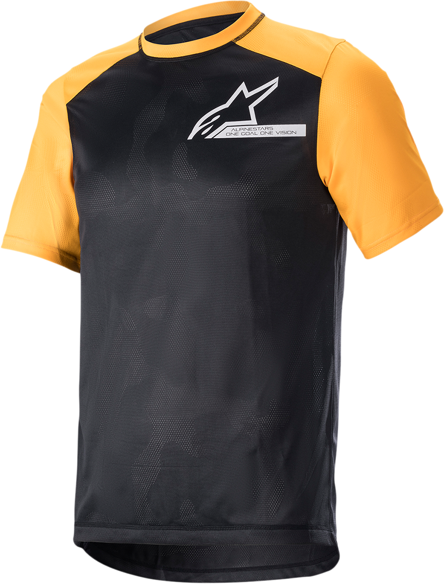 Buzo Alpinestars ALP4V2 Manga Corta Negro/Naranja/Blanco