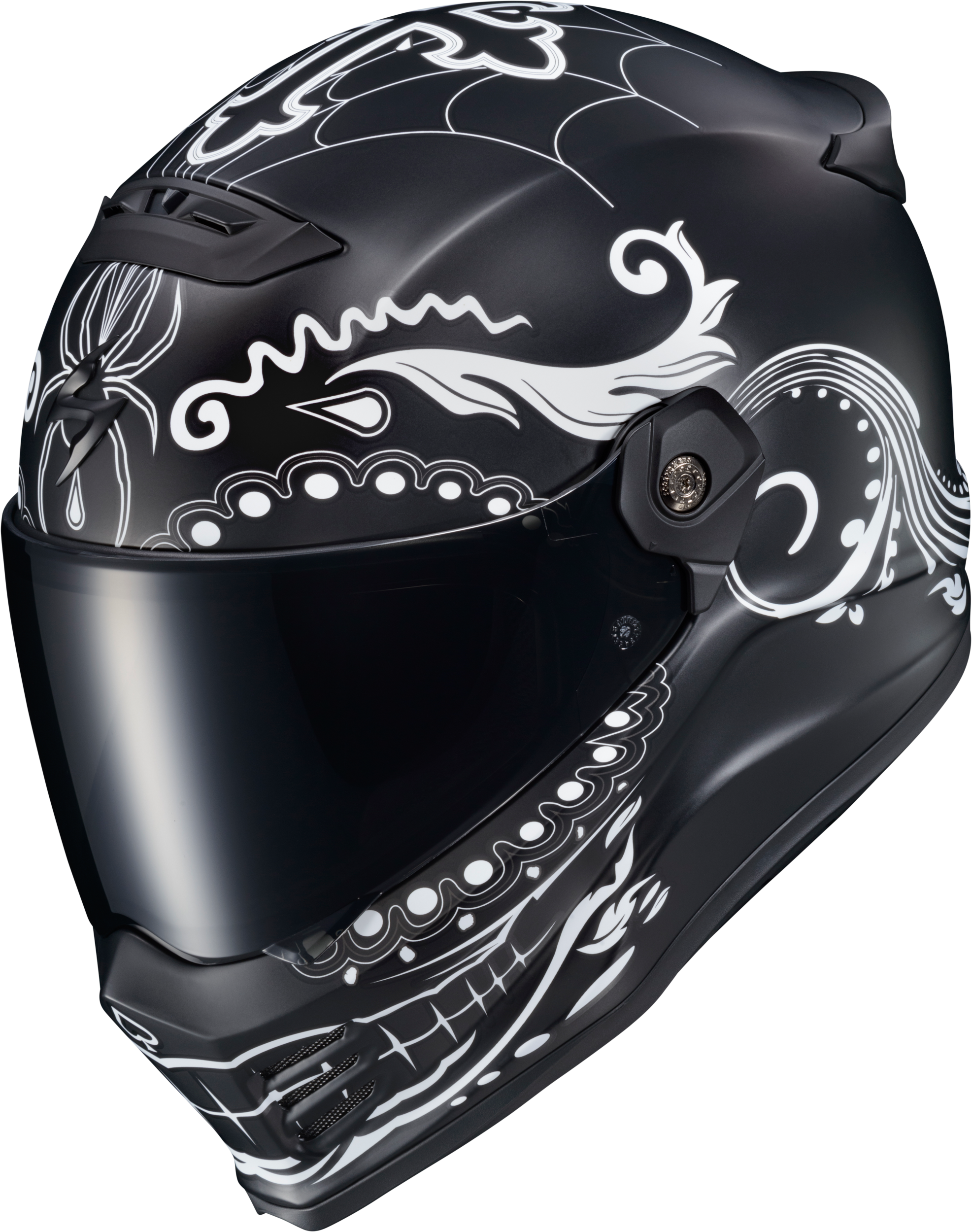 Scorpion COVERT FX FULL FACE Casco THE LITAS 2 Negro