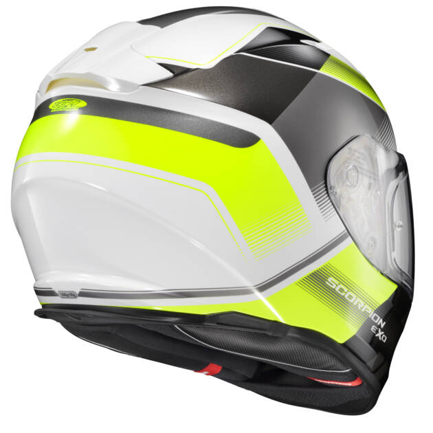Scorpion RYZER FULL-FACE Casco Brillante Negro