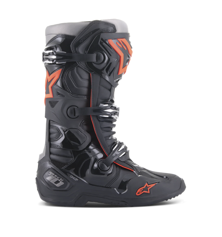 Bota Alpinestars T10 Negro/Rojo FL - Image 2