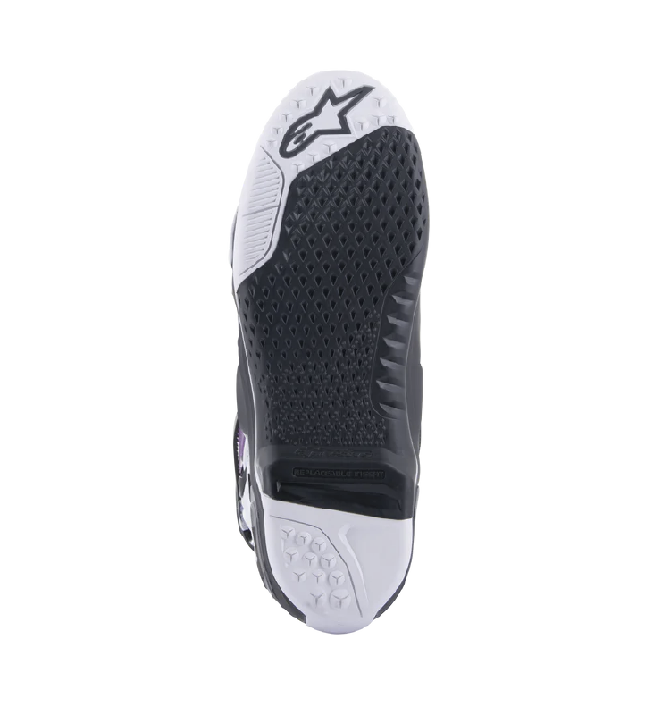 Bota Alpinestars T10 Ventilado Negro/Negro/P/Blanco - Image 3