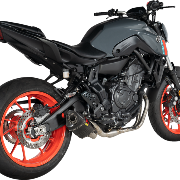 Akrapovic Exosto RAC de Acero Inoxidable/de Fibra de Carbono FZ07