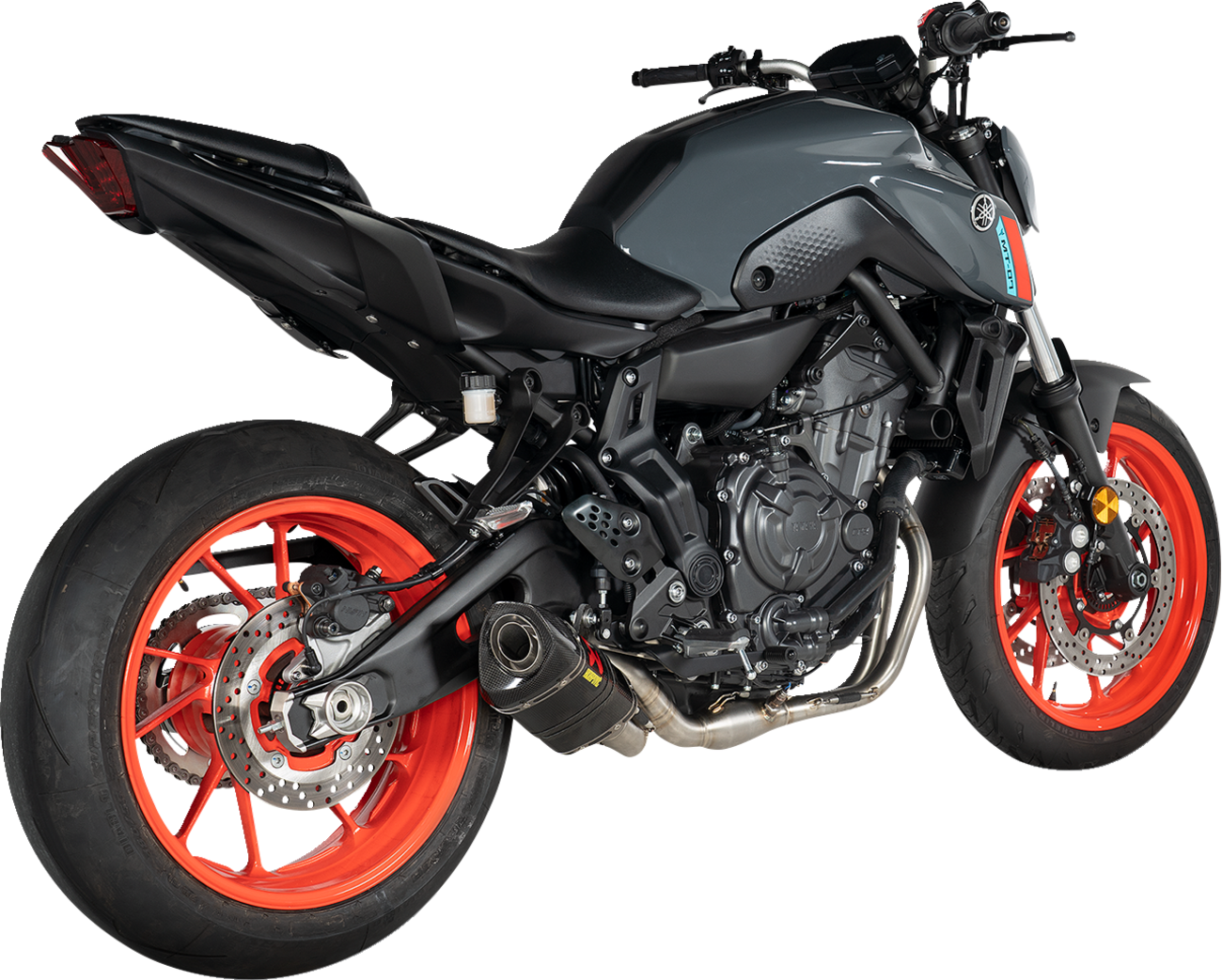 Akrapovic Exosto RAC de Acero Inoxidable/de Fibra de Carbono FZ07