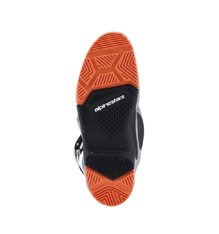 Bota Alpinestars TECH 7 ENDURO Negro/WRM Gris/Naranja FL - Image 3