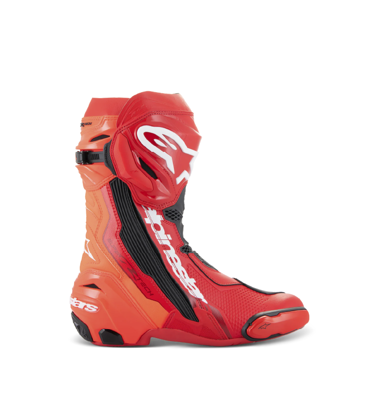 Bota Alpinestars SUPERTECH Rojo Rojo - Image 2