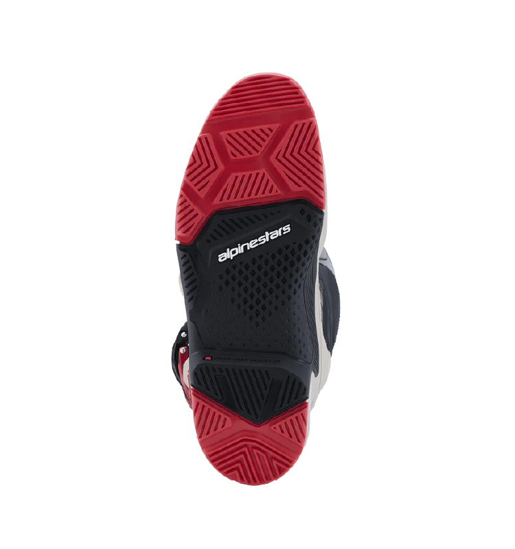 Bota Alpinestars TECH 7 ENDURO Negro/LT GRAY/BRT Rojo - Image 3