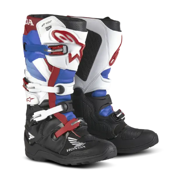 Bota Alpinestars T7 END Drystar Negro/Blanco/BL10