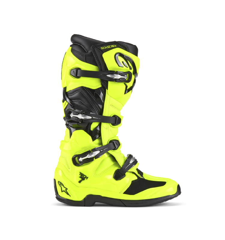 Bota Alpinestars TECH 7 YELLOW FLUO BLACK - Image 2