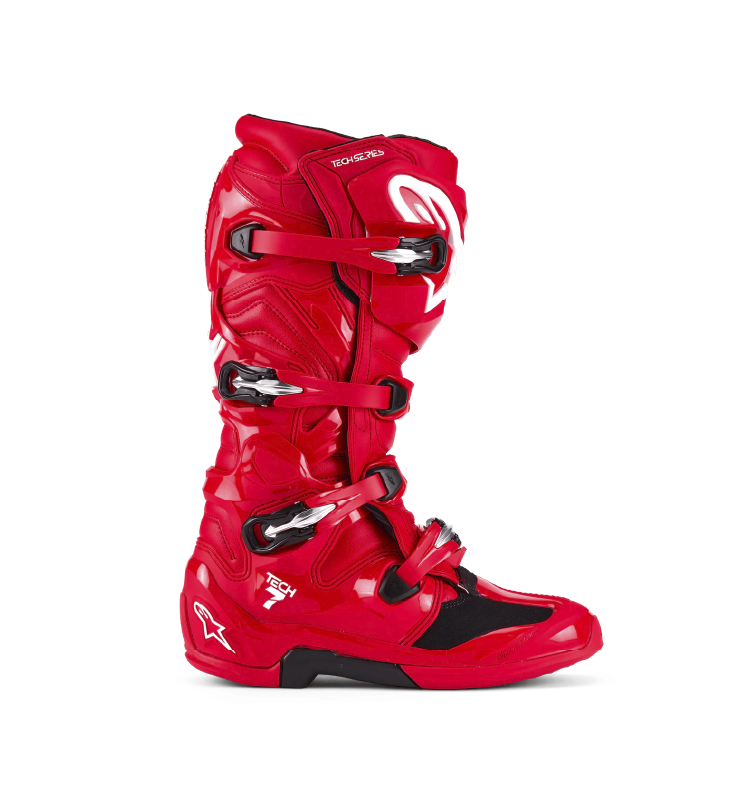 Bota Alpinestars TECH 7 BLACK/RED FLUO - Image 2