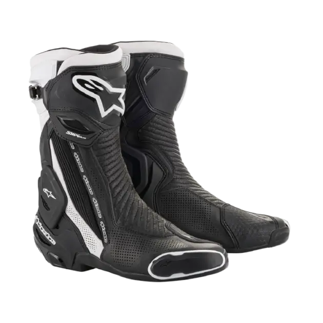 Bota Alpinestars SMX+ Ventilado Negro/Blanco