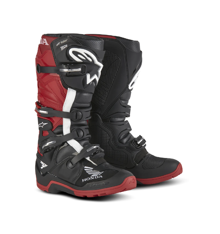 Bota Alpinestars T7 END Drystar Negro/Rojo