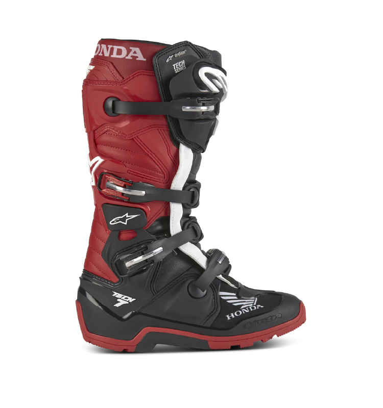 Bota Alpinestars T7 END Drystar Negro/Rojo - Image 2