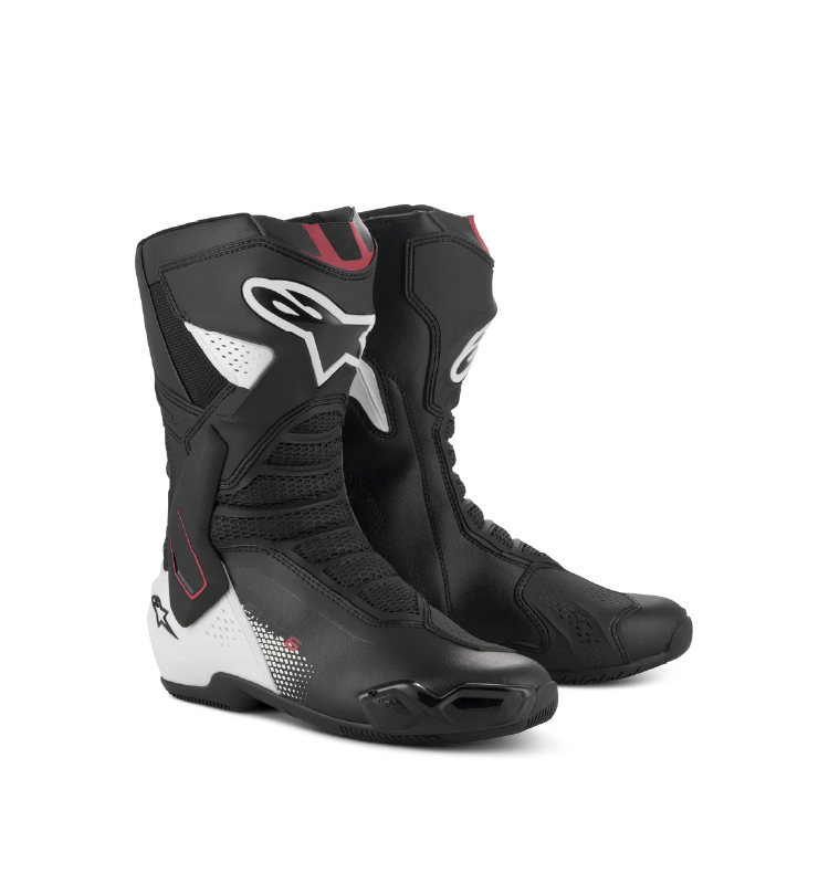 Bota Alpinestars SMX-6 V3 Negro/WH/Rojo GRAPHIC