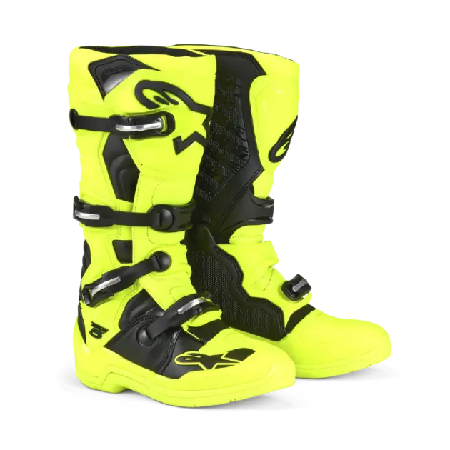 Bota Alpinestars T5 Negro/Gris/Amarillo FL