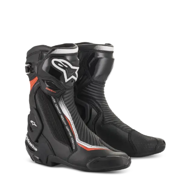 Bota Alpinestars SMX+ Negro/WH/Rojo FL