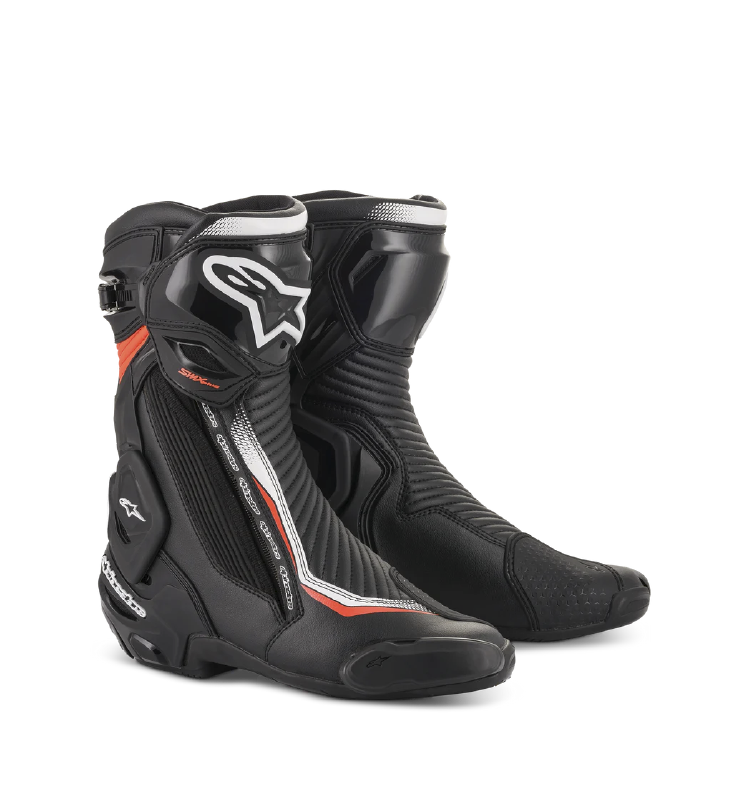 Bota Alpinestars SMX+ Negro/WH/Rojo FL