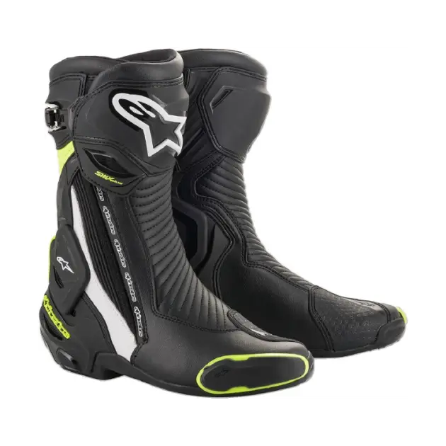 Bota Alpinestars SMX+ Negro/WH/Amarillo FL