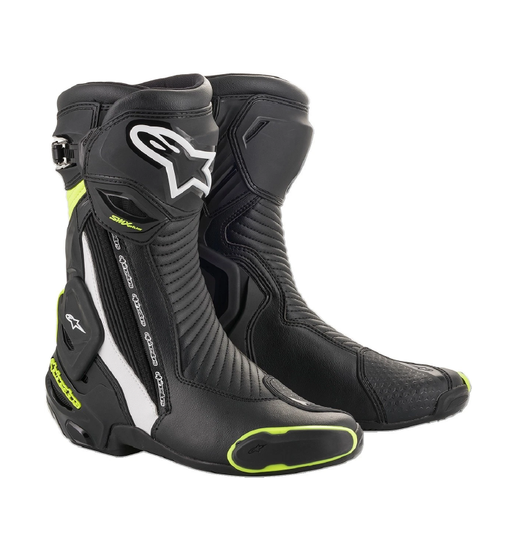 Bota Alpinestars SMX+ Negro/WH/Amarillo FL
