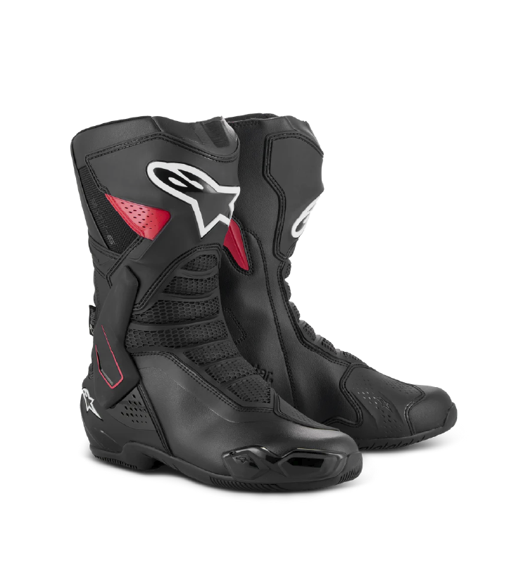 Bota Alpinestars SMX-6 V3 DRYSTAR Negro/Rojo