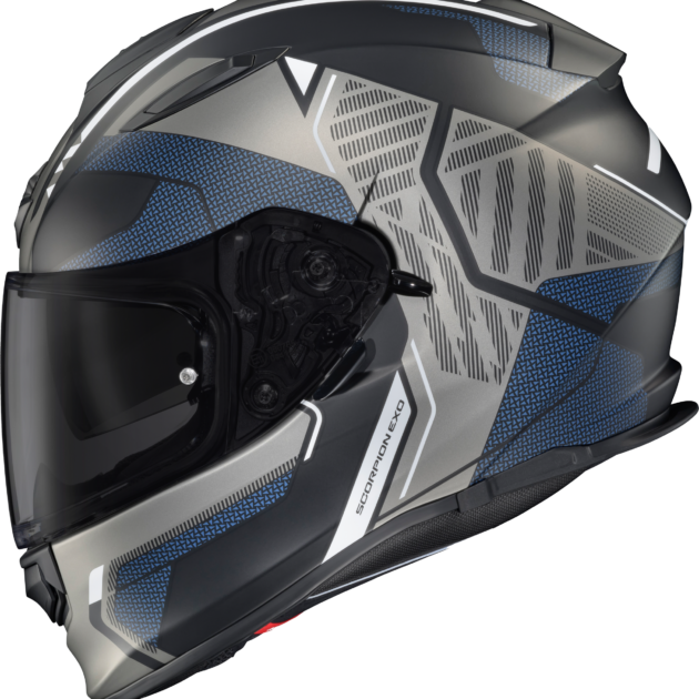 Scorpion RYZER FULL-FACE Casco Brillante Negro