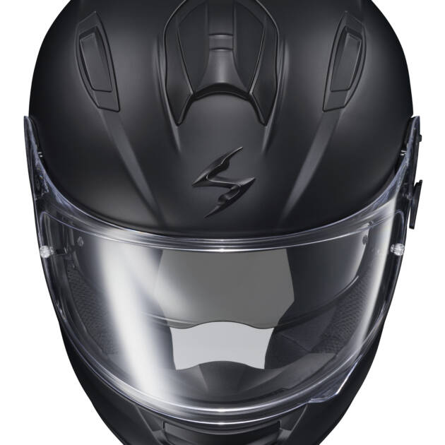 Scorpion RYZER FULL-FACE Casco Brillante Negro