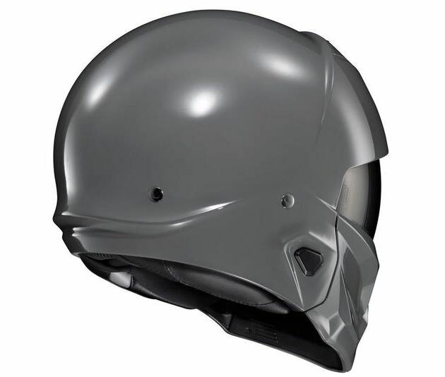 Scorpion COVERT 2 OPEN-FACE Casco Brillante Negro
