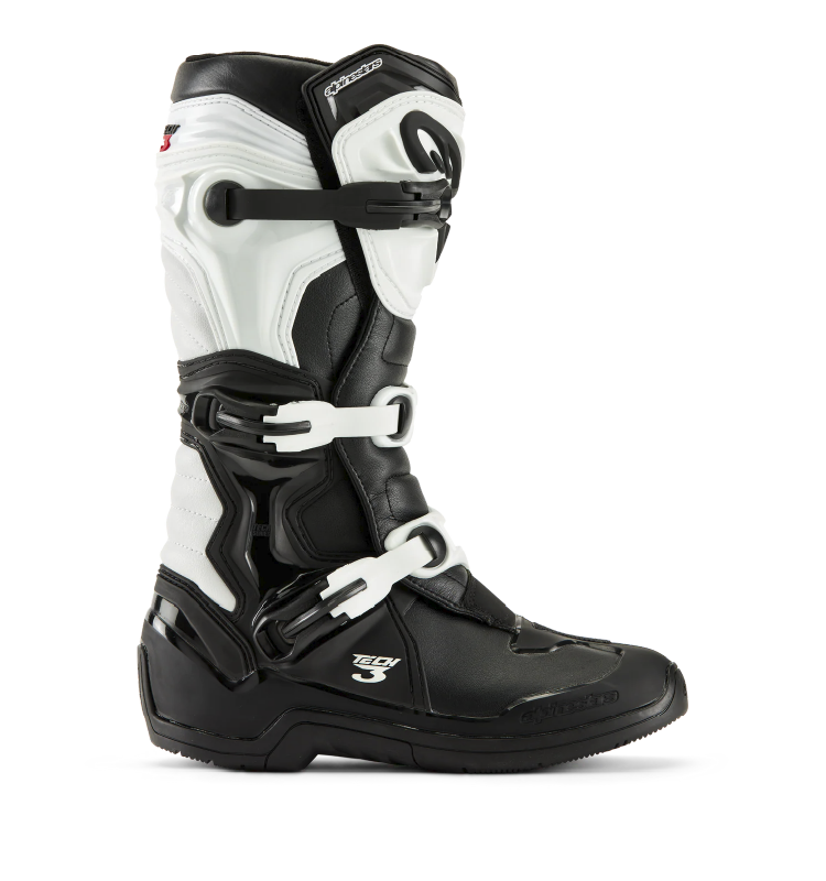 Bota Alpinestars TECH 3 Negro/Blanco - Image 2