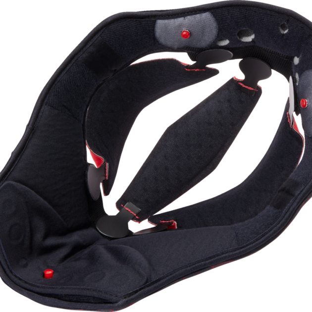 AGV Forro Interior PISTARR Negro/Rojo