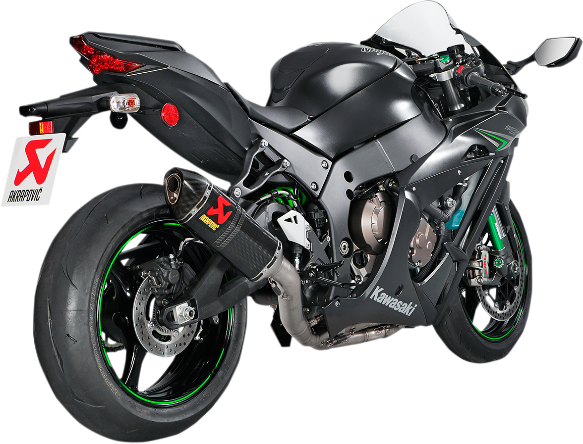 Akrapovic Exosto RAC de Acero Inoxidable/de Fibra de Carbono ZX10R
