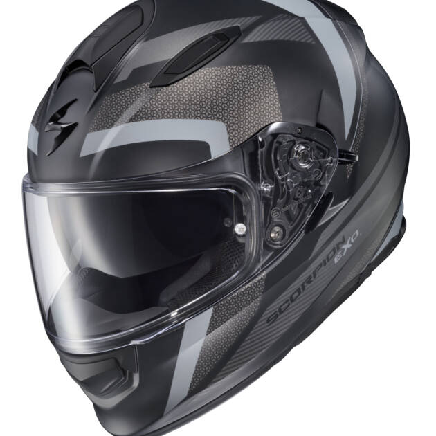 Scorpion RYZER FULL-FACE Casco Brillante Negro