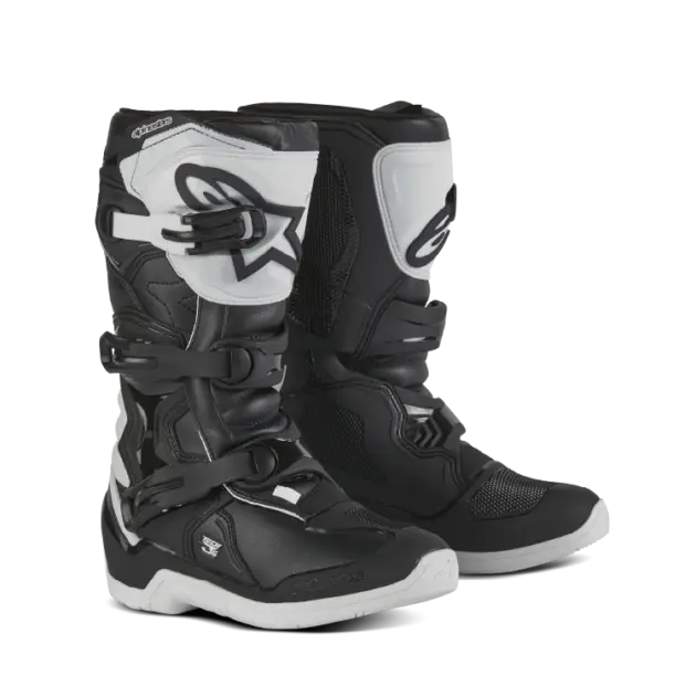 Bota Alpinestars TECH3S YTH Blanco/Negro/Negro
