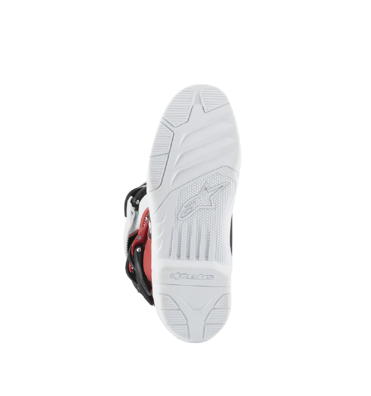 Bota Alpinestars TECH3S YTH Blanco/Negro/Rojo - Image 3