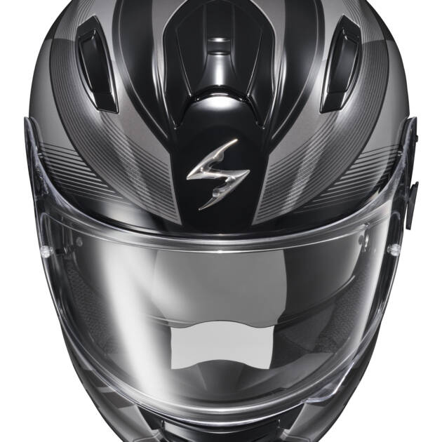 Scorpion RYZER FULL-FACE Casco Brillante Negro