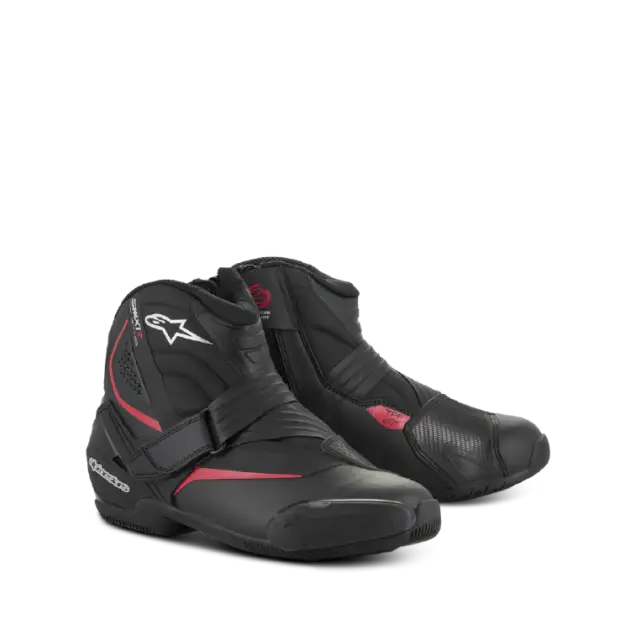 Bota Alpinestars SMX-1R V2 Negro/Rojo