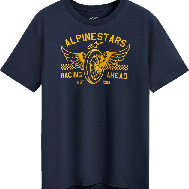 Camiseta Alpinestars Manga Corta CSF HERITAGE PATCH NAVY