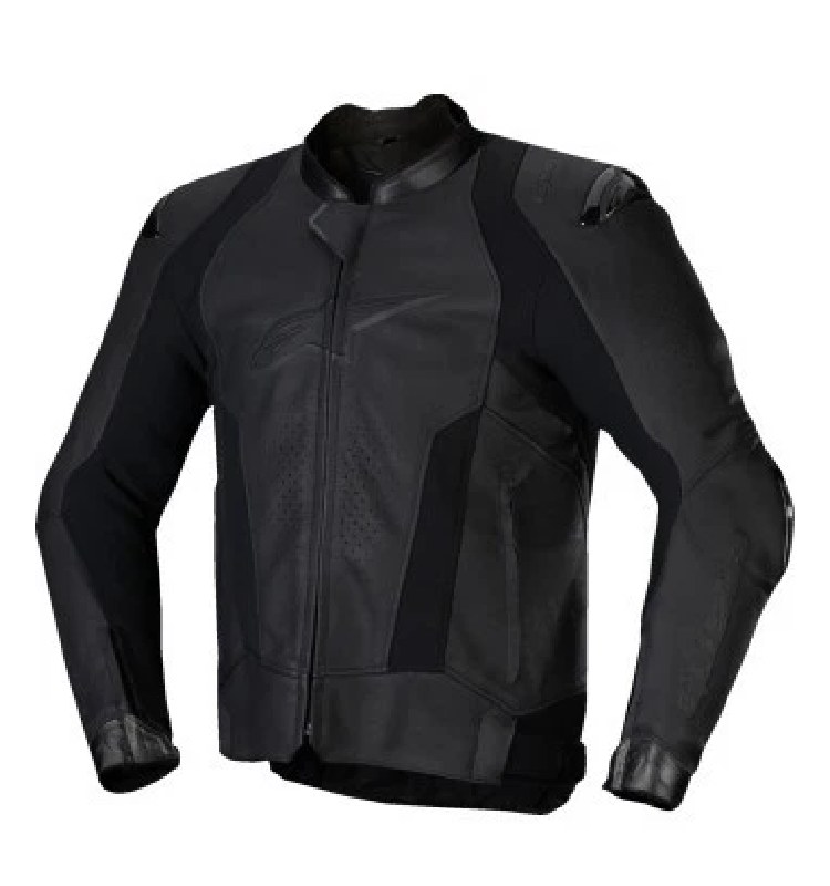 Chaqueta Alpinestars MISSILE V3 de Cuero Negro/Negro