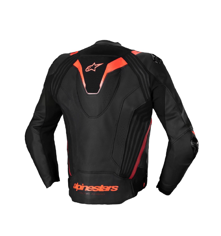 Chaqueta Alpinestars MISSILE V3 IGN de Cuero Negro/Rojo/DK Rojo - Image 2