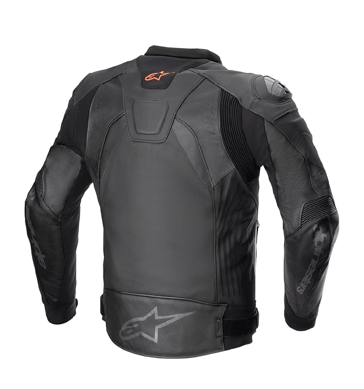 Chaqueta Alpinestars GP+ Rojo V4 de Cuero Negro/Negro - Image 2