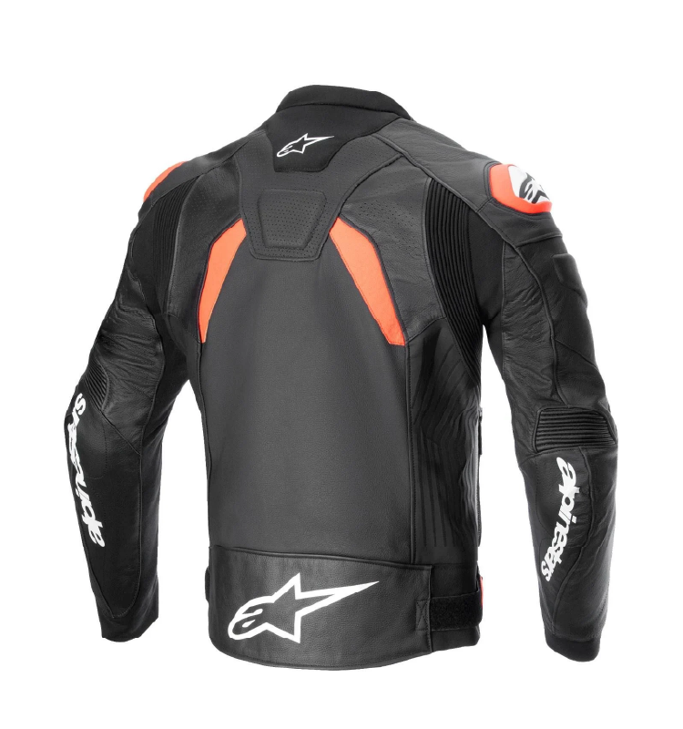 Chaqueta Alpinestars GP+ Rojo V4 AIRFLOW de Cuero Negro/Rojo/Blanco - Image 2