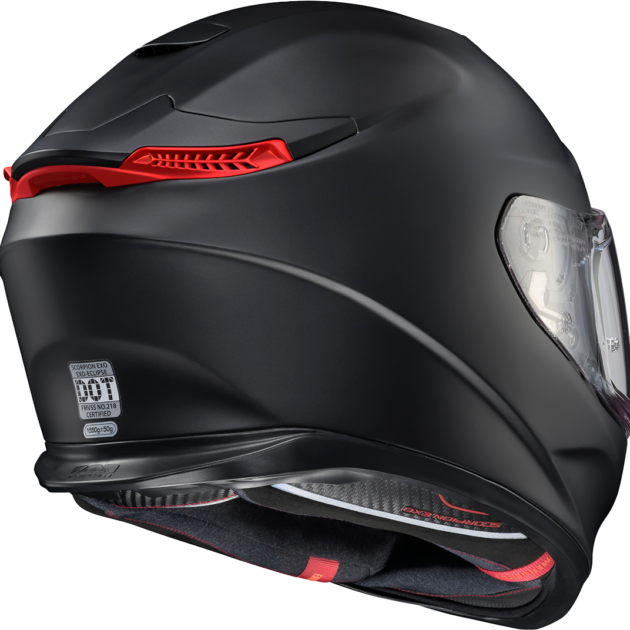 Scorpion EXO-ECLIPSE FULL FACE Casco Mate Negro