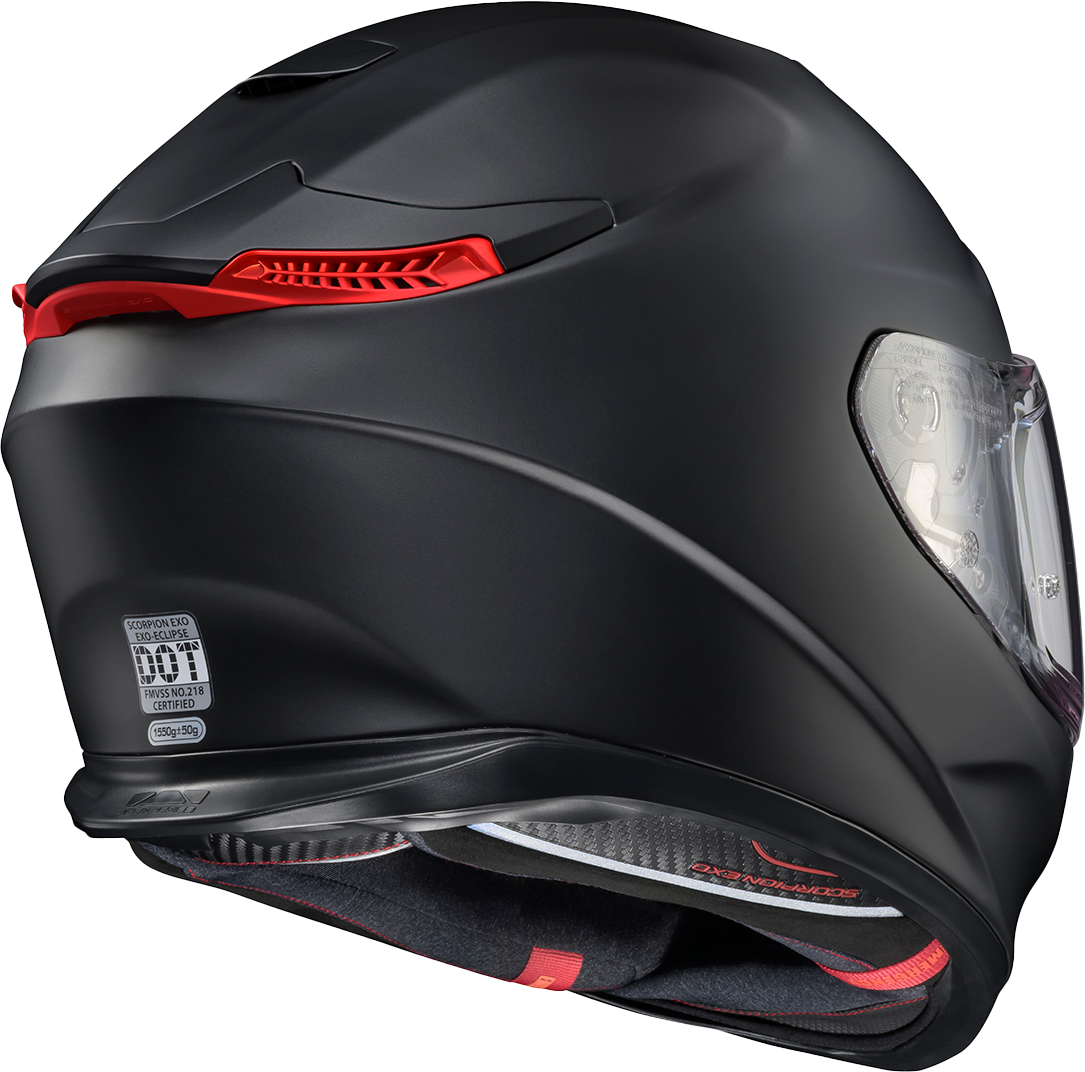 Scorpion EXO-ECLIPSE FULL FACE Casco Mate Negro