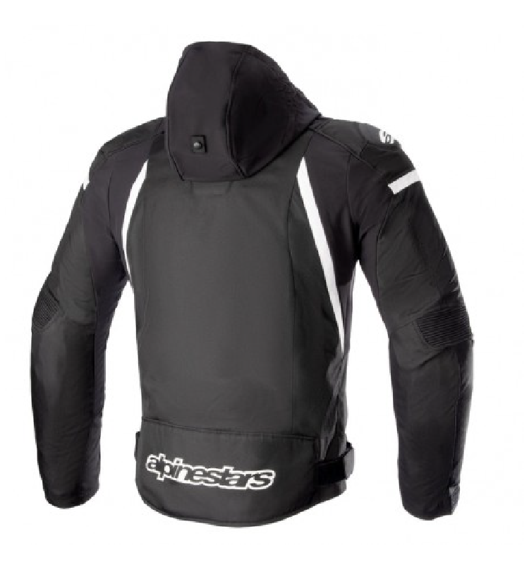 Chaqueta Alpinestars ZACA Impermeable Negro/Blanco - Image 2
