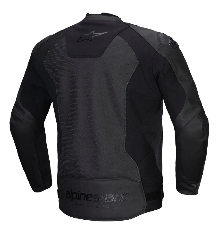 Chaqueta Alpinestars FASTER V3 AIRFLOW de Cuero Negro/Rojo - Image 2