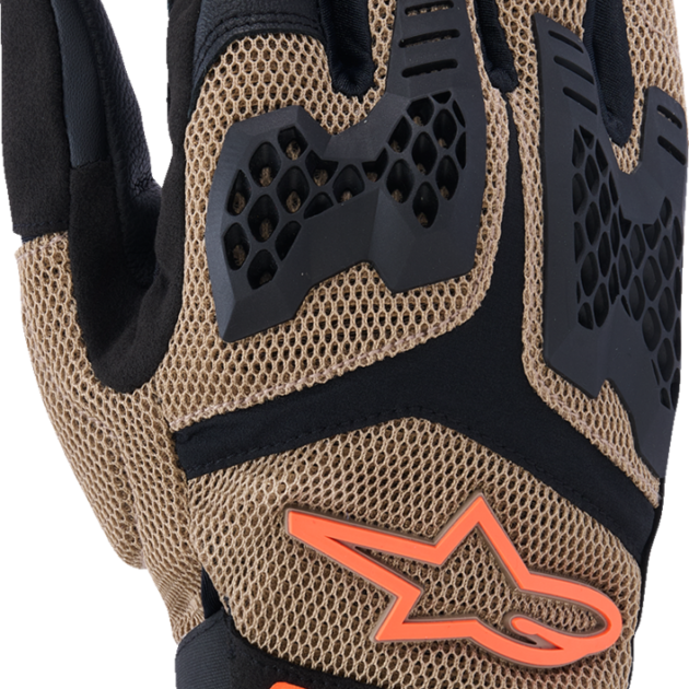 Guante Alpinestars MANTI AIR DK KHKI/Negro/Naranja FLUO