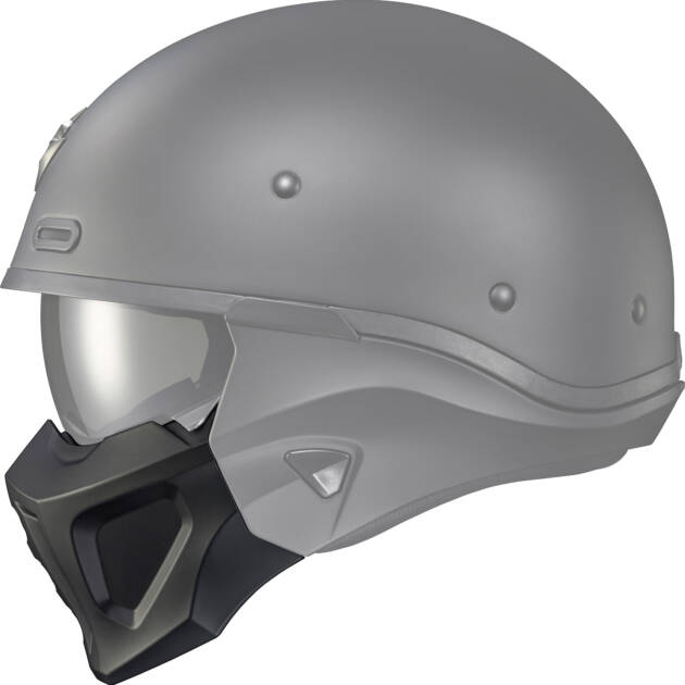 Scorpion COVERT X FACE MASK Mate Negro